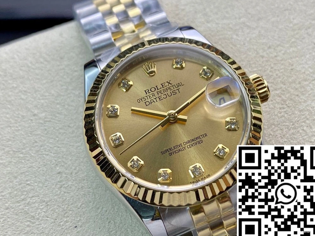 EW Datejust 31MM M278273-0026 Gold Factory Yellow Rolex 0211